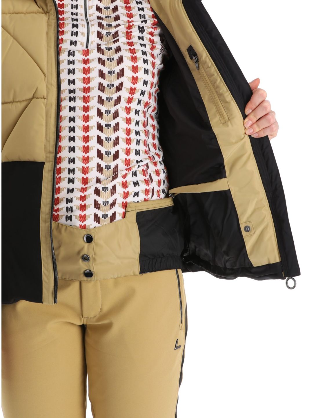 Luhta, Suomutunturi ski jacket women Cafe Au Lait beige 