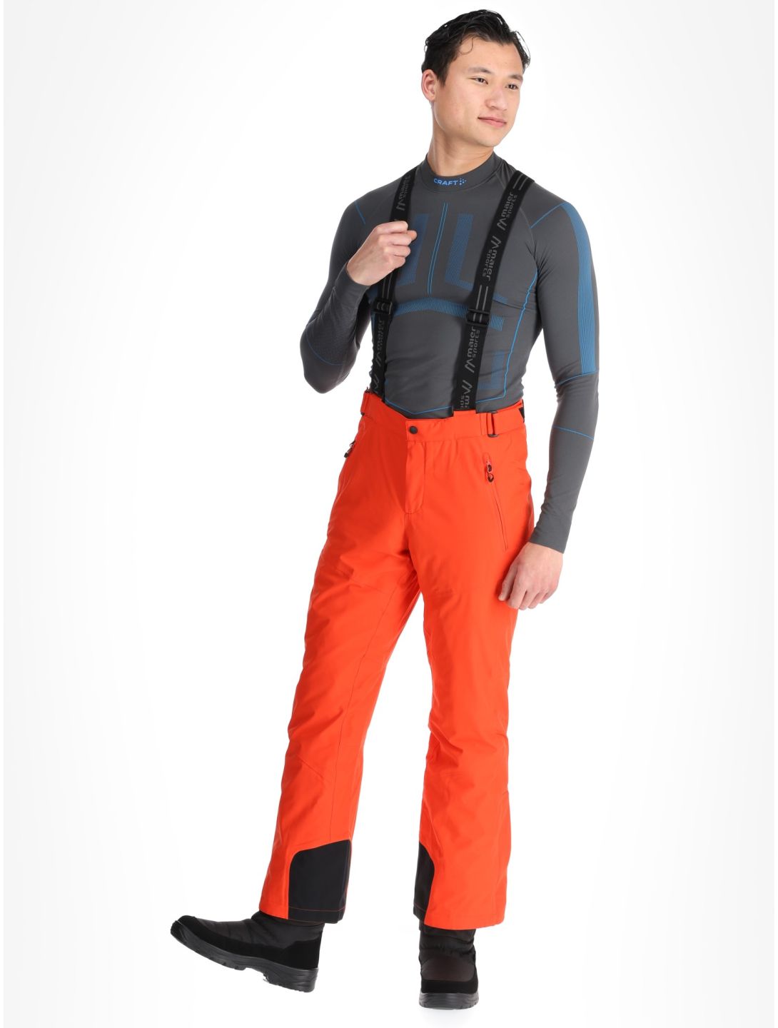 Maier Sports, Anton 2.1 ski pants men Paprika Flame orange 