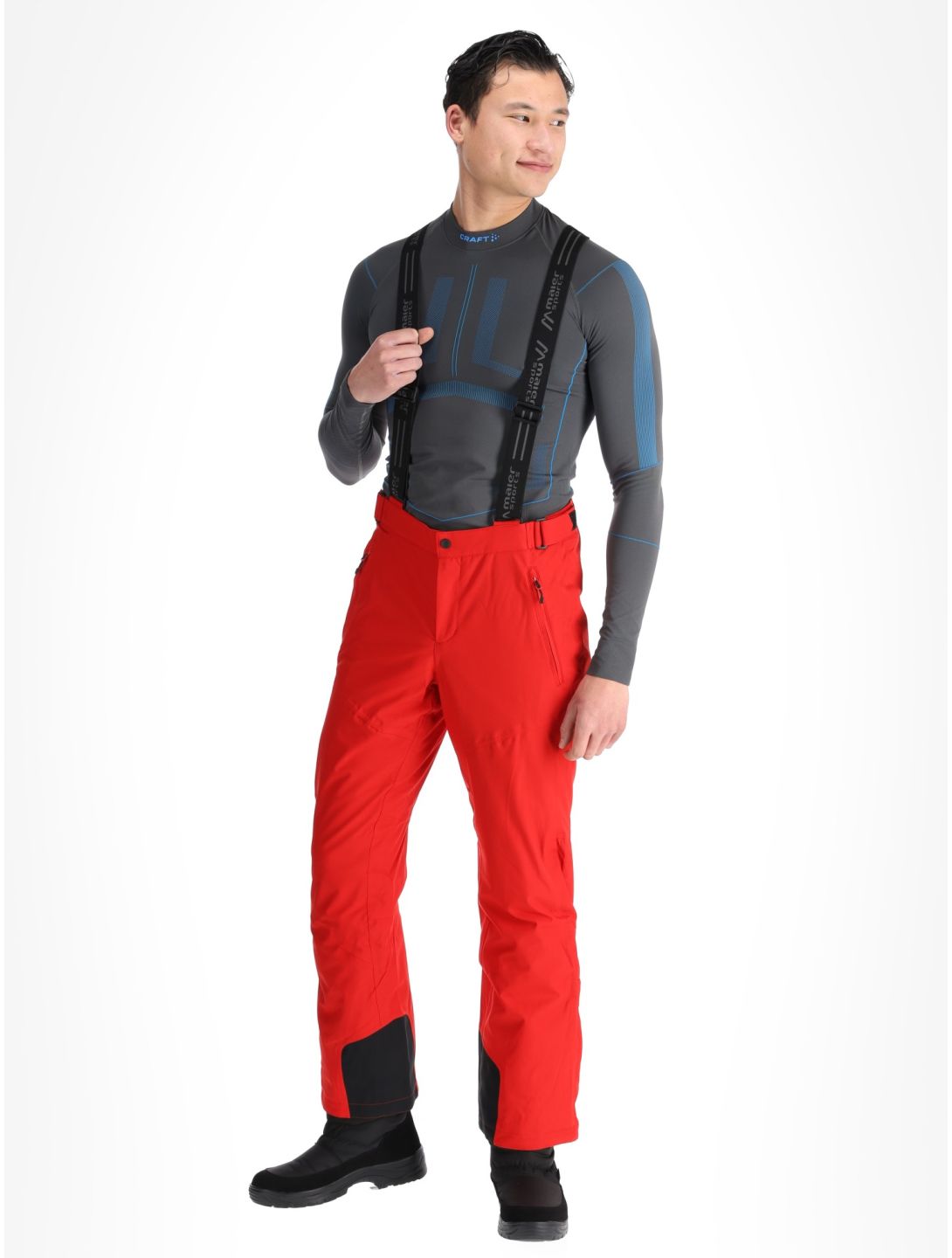 Maier Sports, Anton 2.1 ski pants men Salsa red 