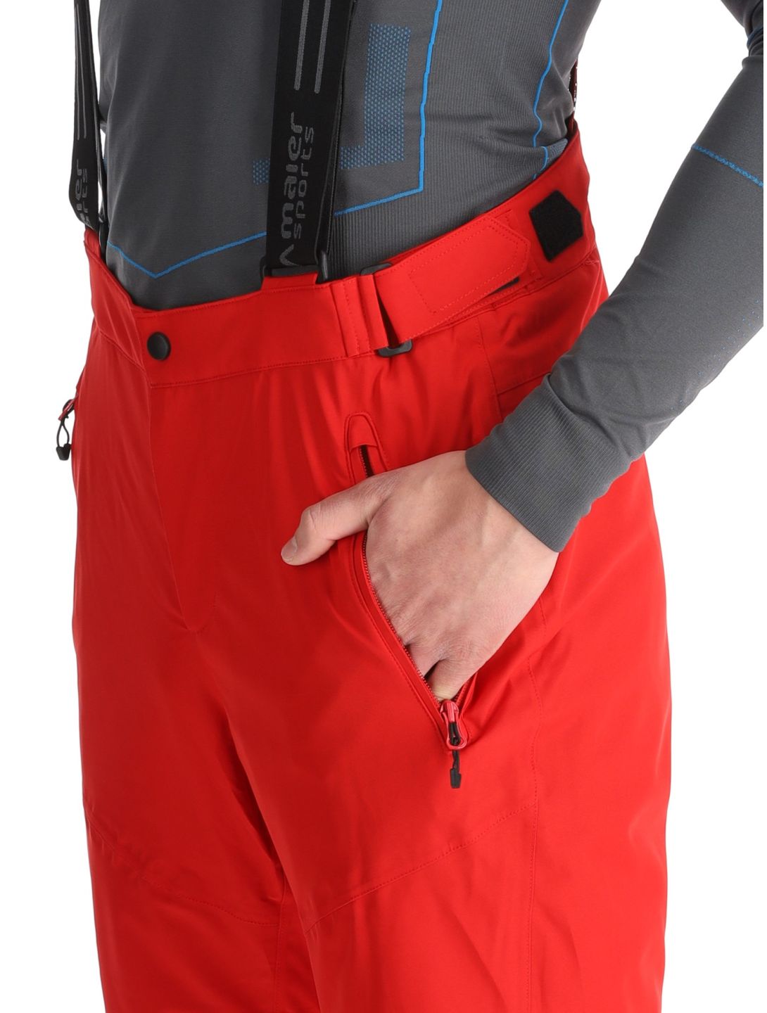 Maier Sports, Anton 2.1 ski pants men Salsa red 