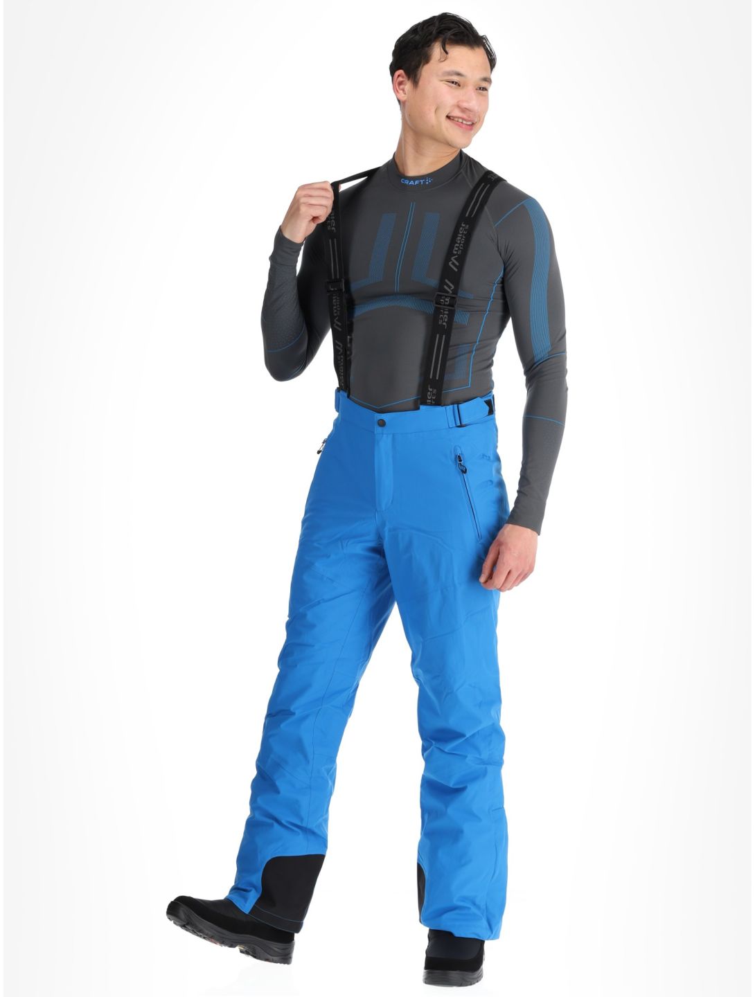 Maier Sports, Anton 2.1 ski pants long model men Imperial Blue blue 