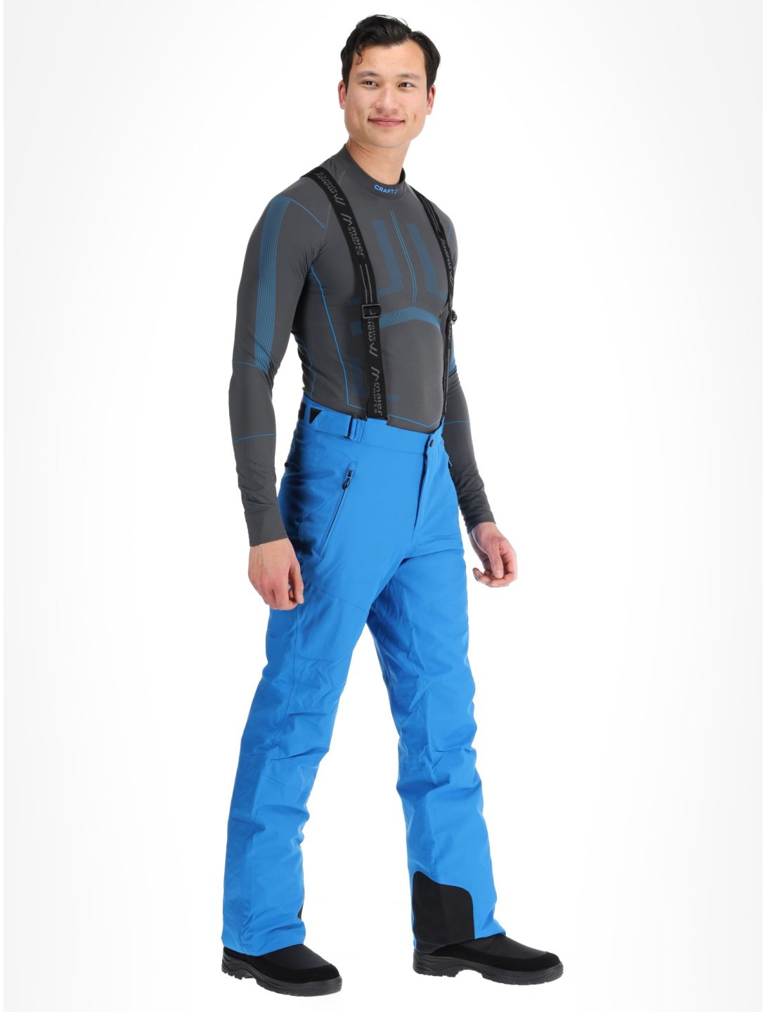 Maier Sports, Anton 2.1 ski pants long model men Imperial Blue blue 