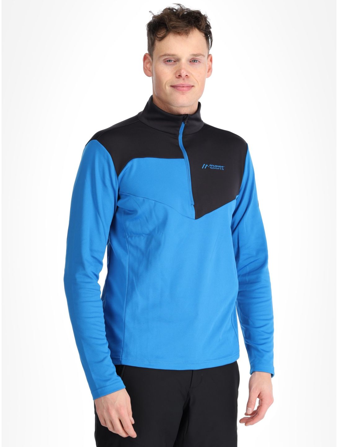 Maier Sports, Felian pullover men Imperial Blue / Black black, blue 