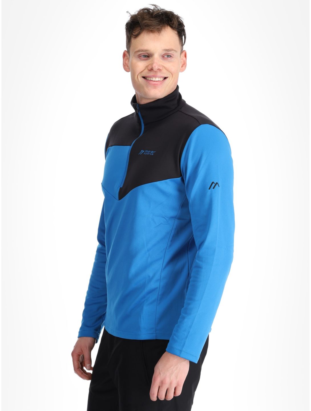 Maier Sports, Felian pullover men Imperial Blue / Black black, blue 