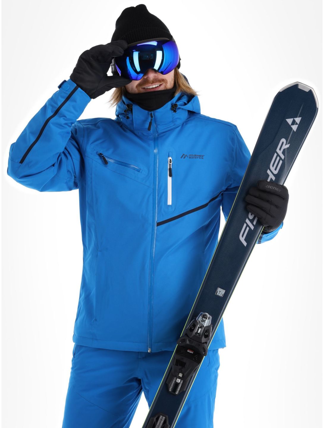 Maier Sports, Isidro ski jacket men Imperial / Nightsky blue 