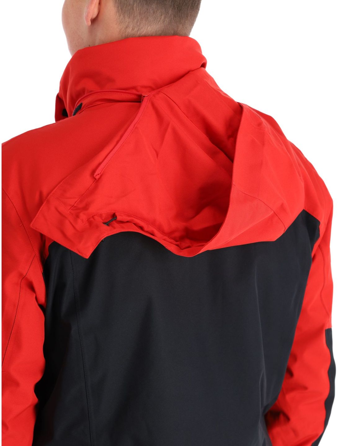 Maier Sports, Pajares ski jacket men Black / Salsa black, red 