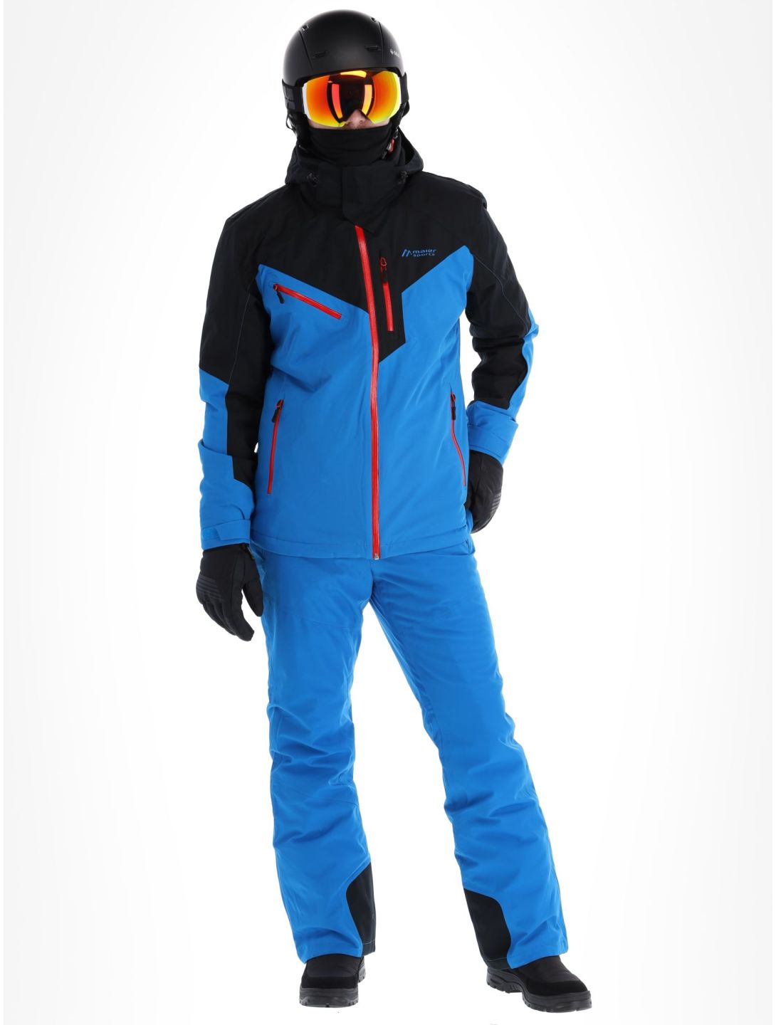 Maier Sports, Pajares ski jacket men Imperial Blue / Black black, blue 