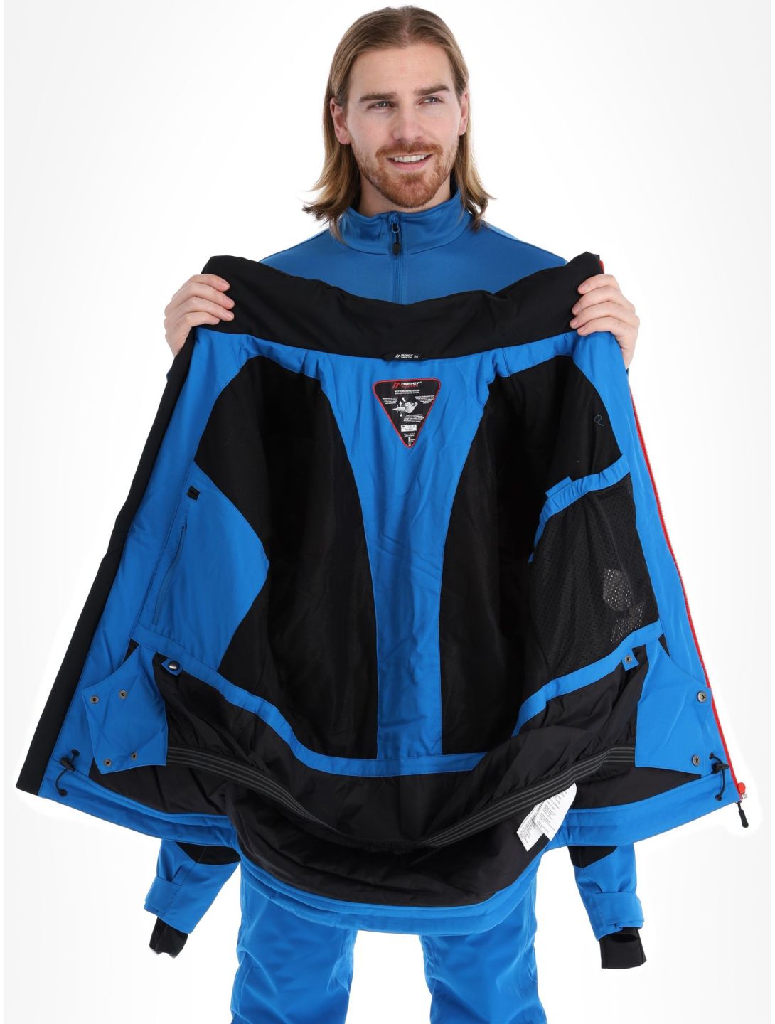 Maier Sports, Pajares ski jacket men Imperial Blue / Black black, blue 