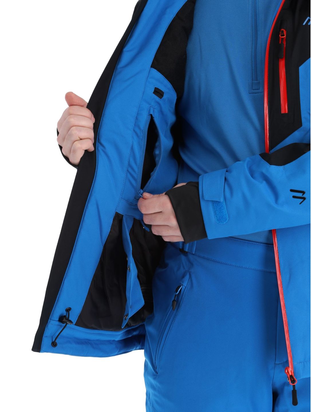 Maier Sports, Pajares ski jacket men Imperial Blue / Black black, blue 