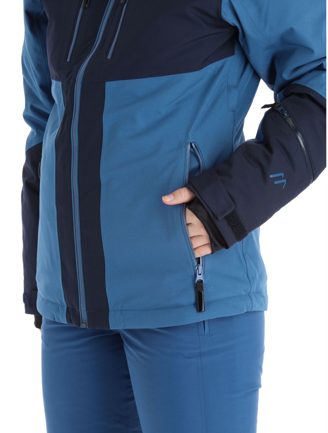 Maier Sports, Pinilla ski jacket women Viridian / Nightsky blue 