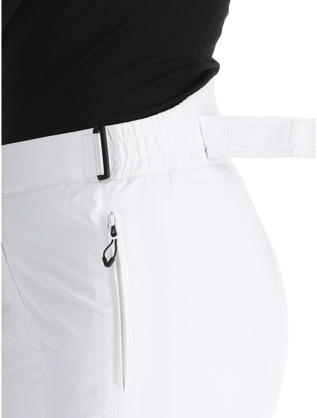 Maier Sports, Vroni Slim 2.0 ski pants short model women White white 