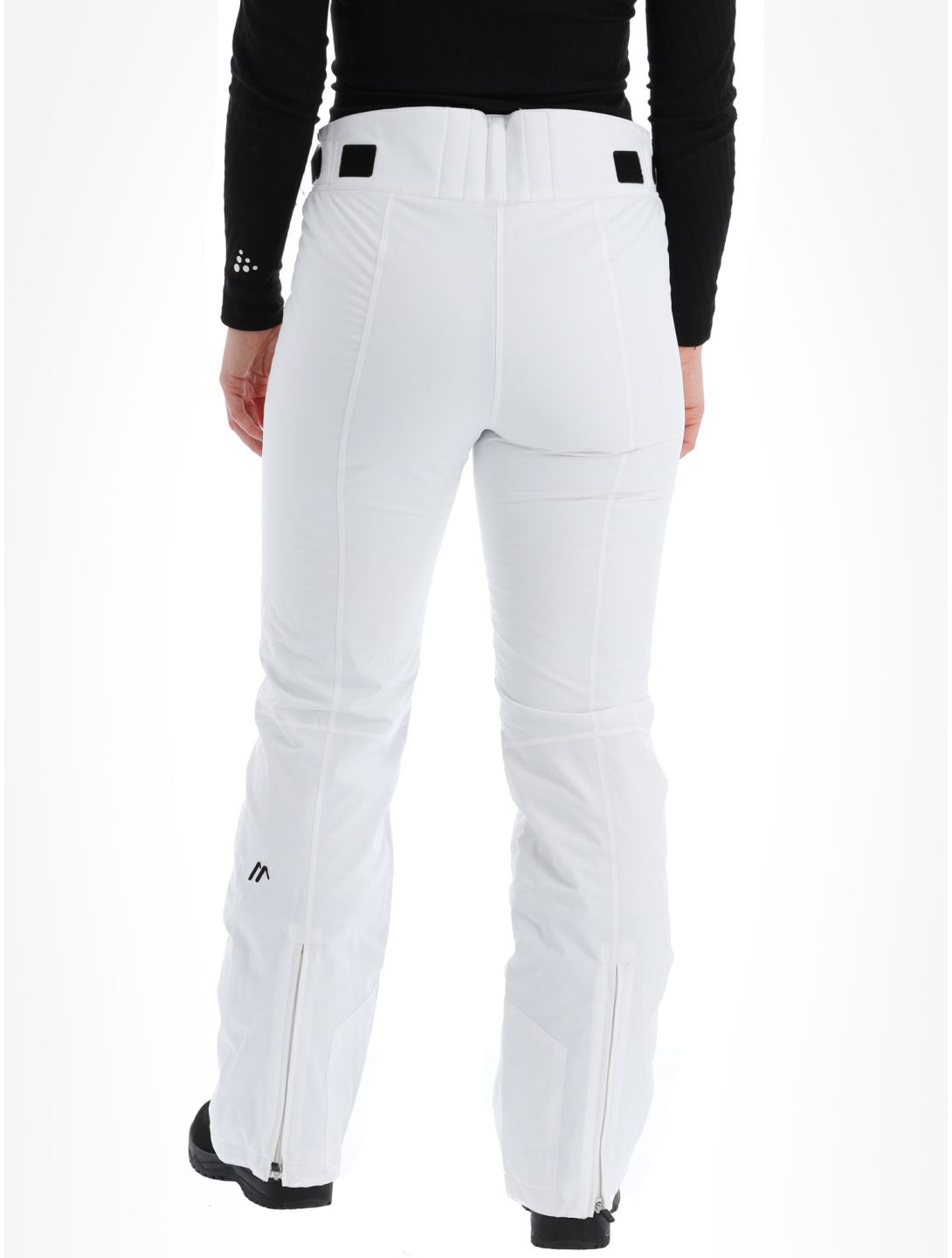 Maier Sports, Vroni slim ski pants women White white 