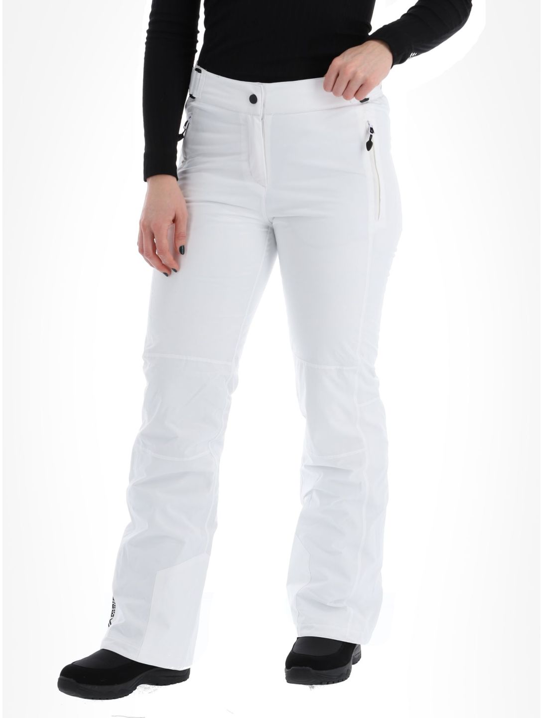 Maier Sports, Vroni slim ski pants women White white 