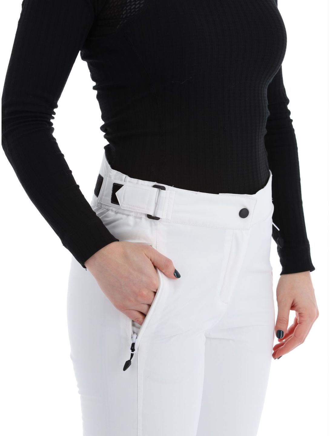 Maier Sports, Vroni slim ski pants women White white 