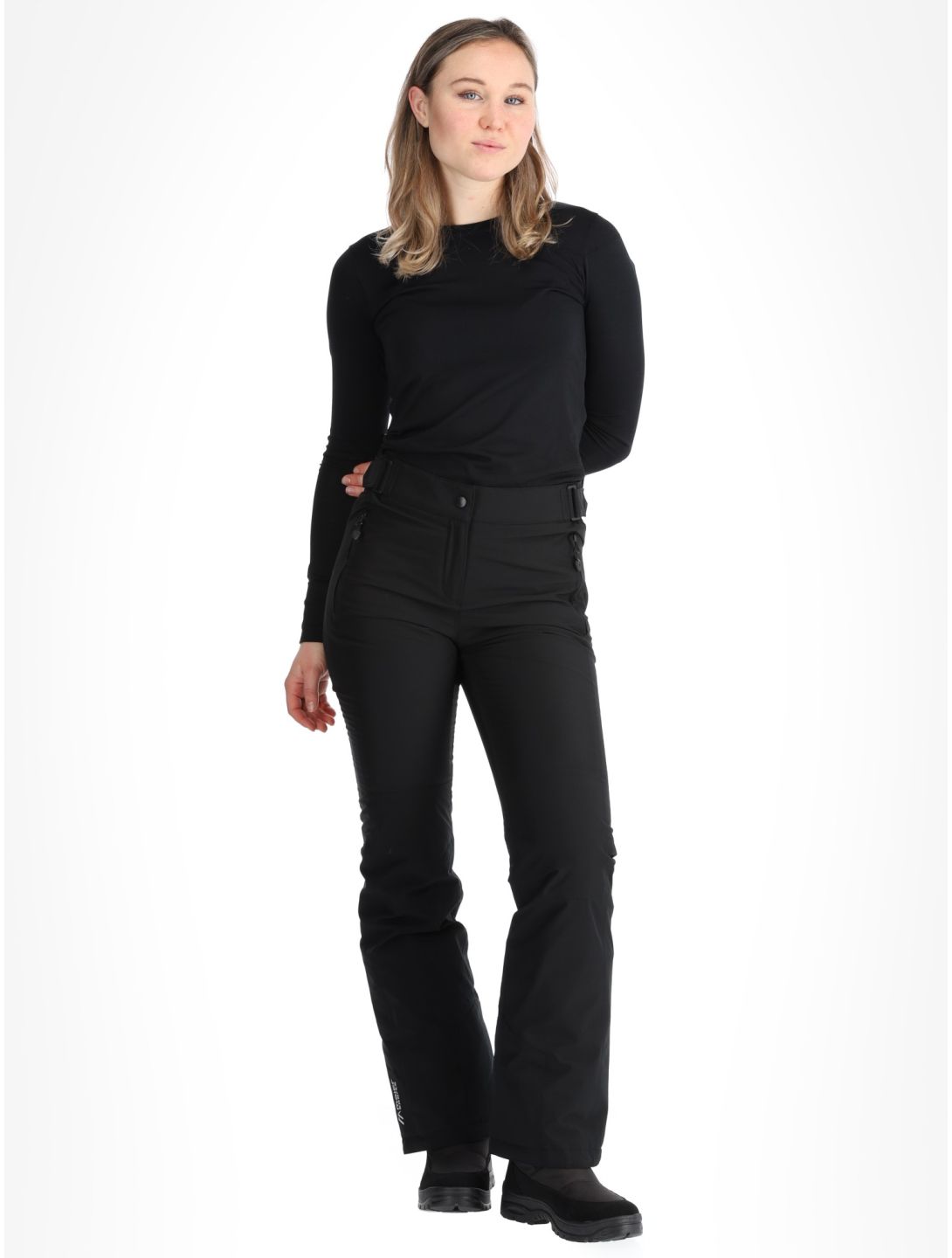 Maier Sports, Vroni slim ski pants women Black black 