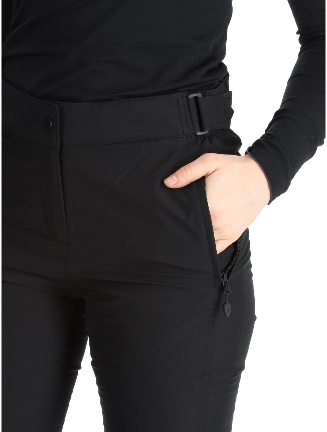 Maier Sports, Vroni slim ski pants women Black black 