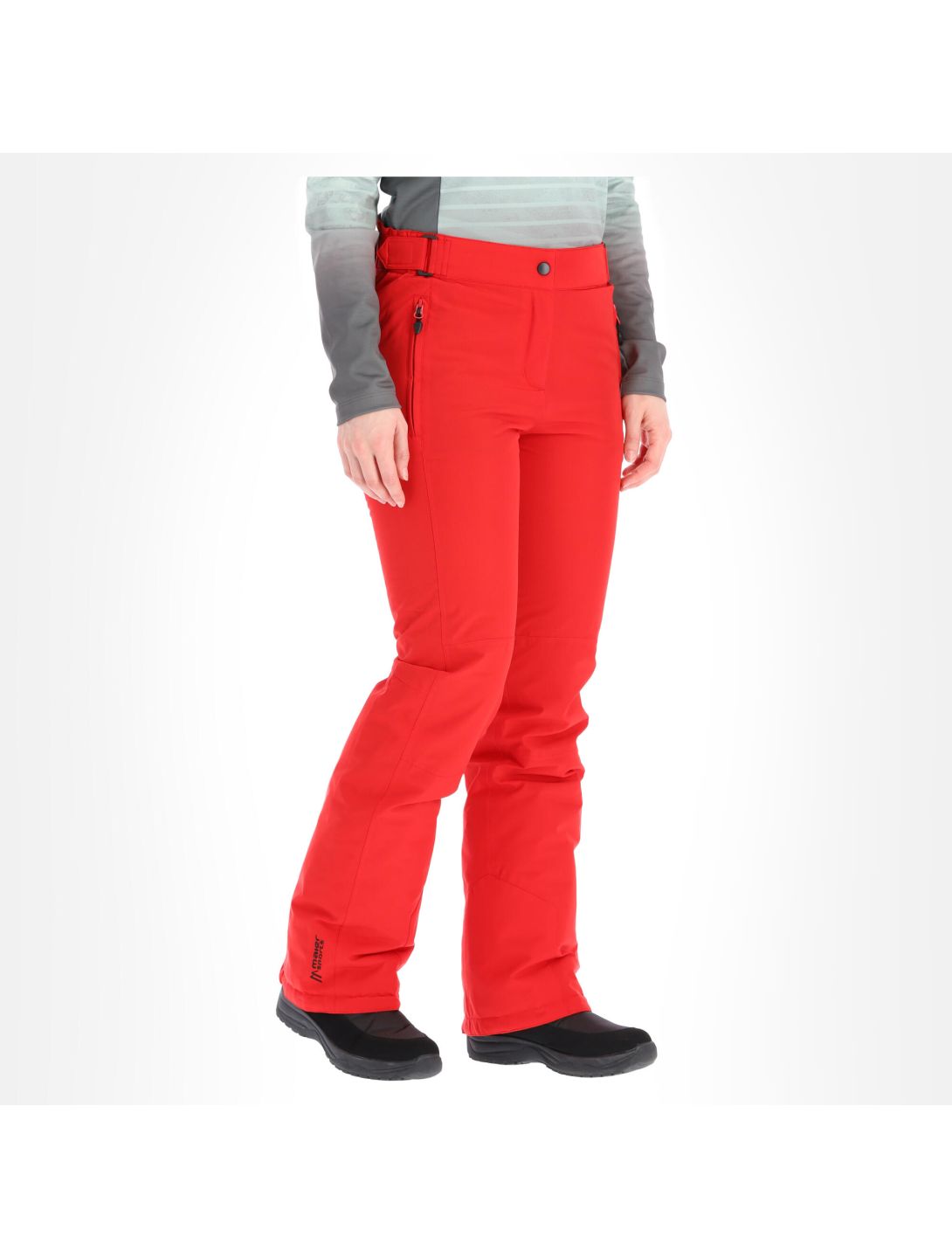 Maier Sports, Vroni Slim ski pants women tango red