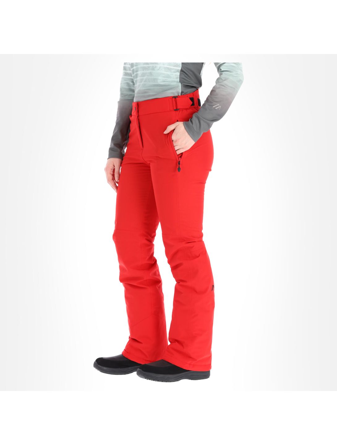 Maier Sports, Vroni Slim ski pants short model women tango red