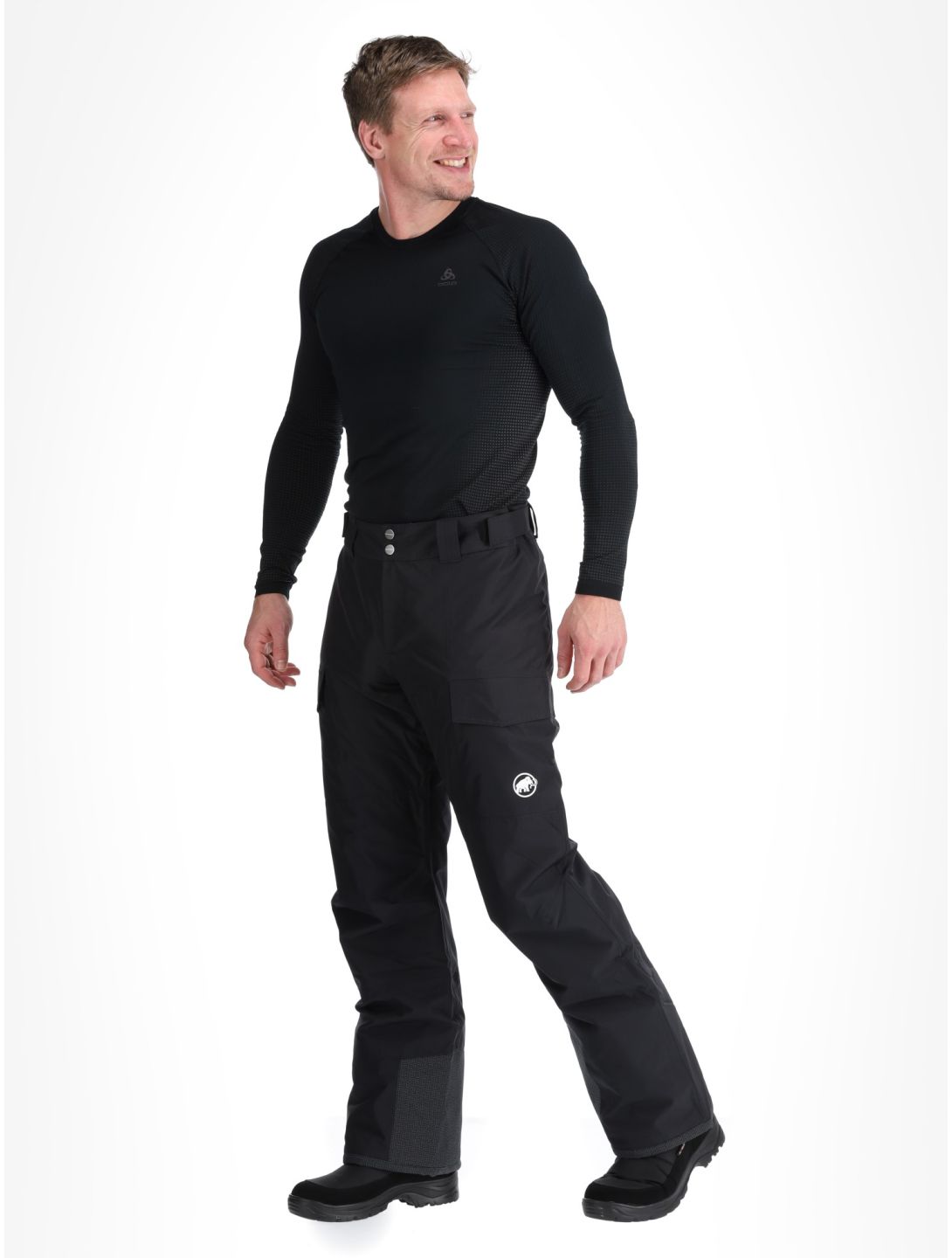 Mammut, Fall Line HS Thermo ski pants men Black black 