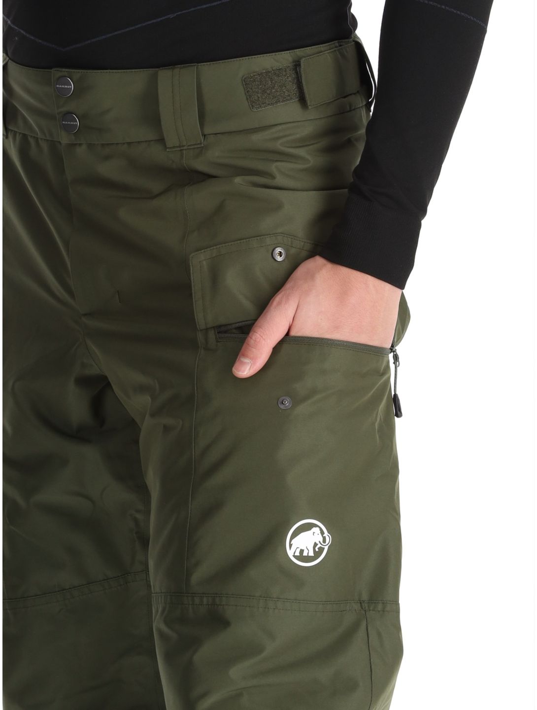 Mammut, Fall Line HS Thermo ski pants men Dark Marsh green 