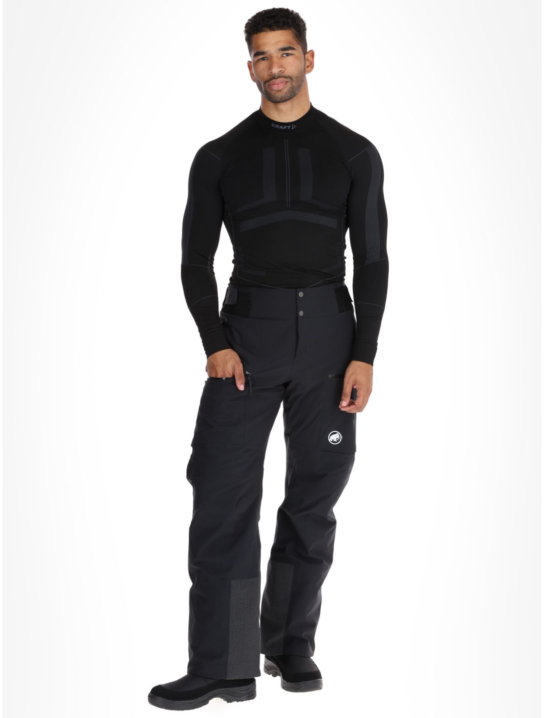 Mammut, Stoney HS Thermo ski pants men Black black 