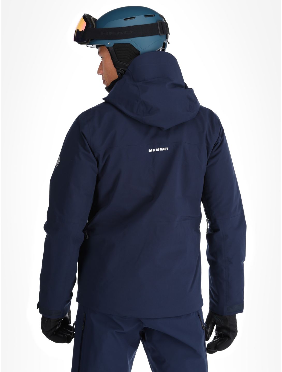 Mammut, Stoney HS Thermo Hooded ski jacket men Marine blue 