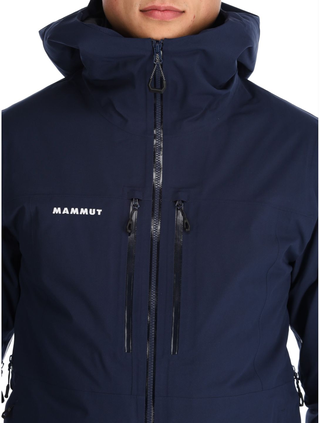 Mammut, Stoney HS Thermo Hooded ski jacket men Marine blue 