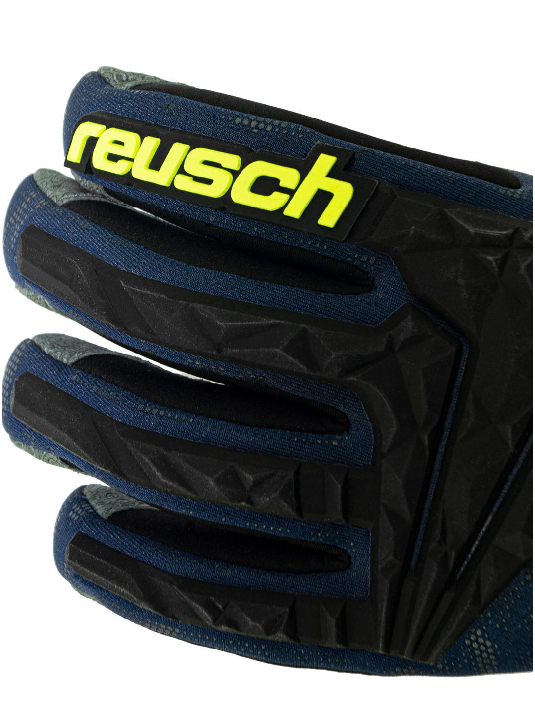 Reusch, Marco Odermatt ski gloves men Night Sky / Safety Yellow blue, yellow 