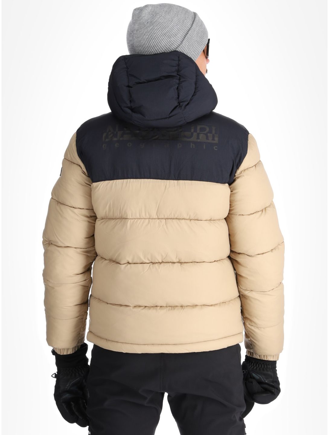 Napapijri, A-Hornelen ski jacket men Beige Rocky beige 