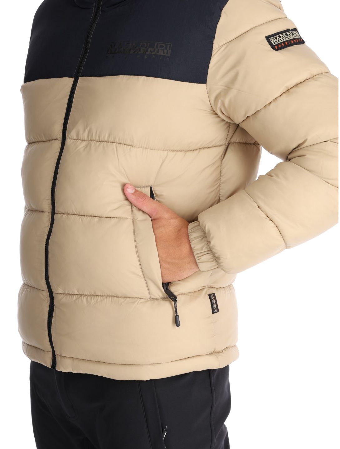 Napapijri, A-Hornelen ski jacket men Beige Rocky beige 