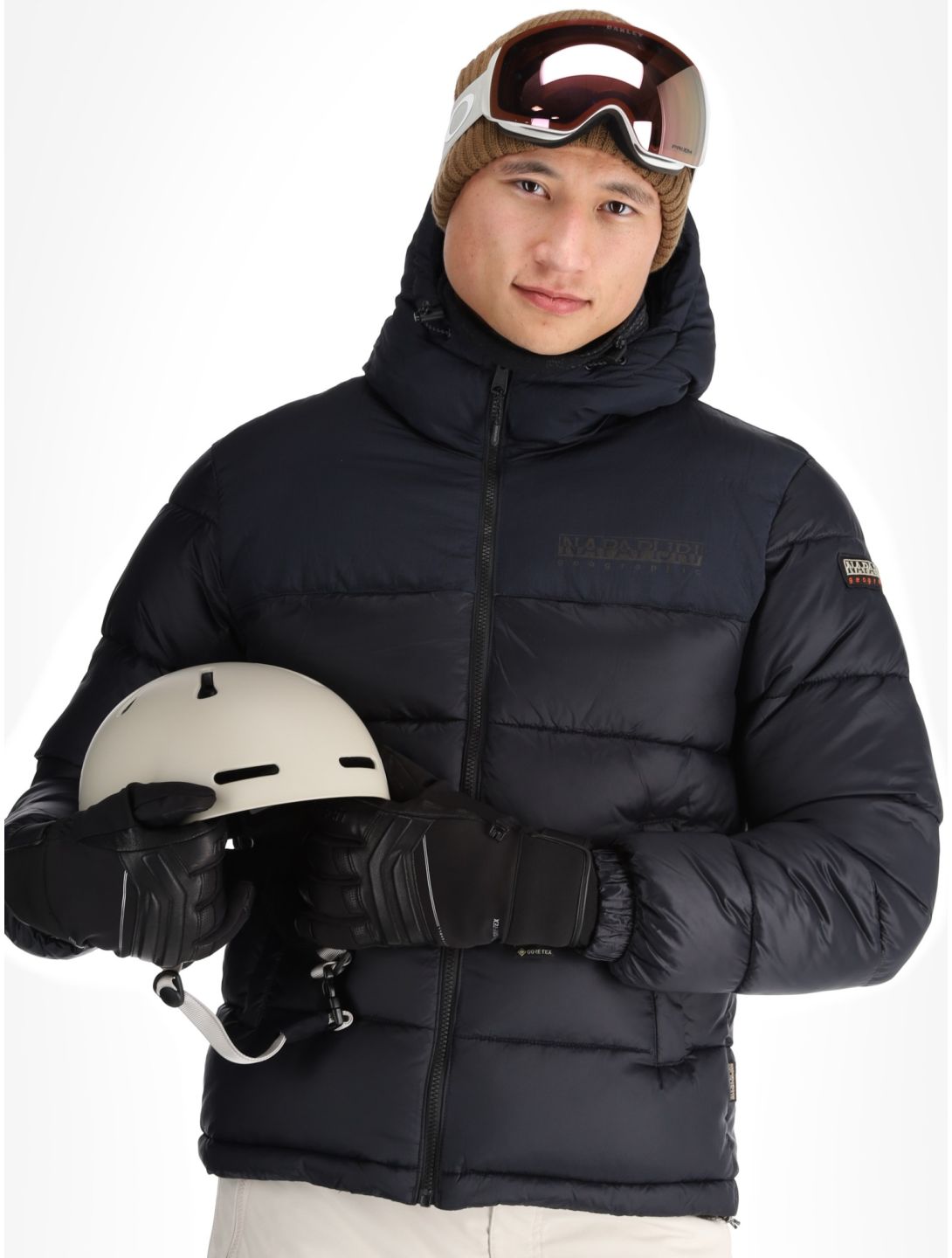 Napapijri, A-Hornelen ski jacket men Black black 