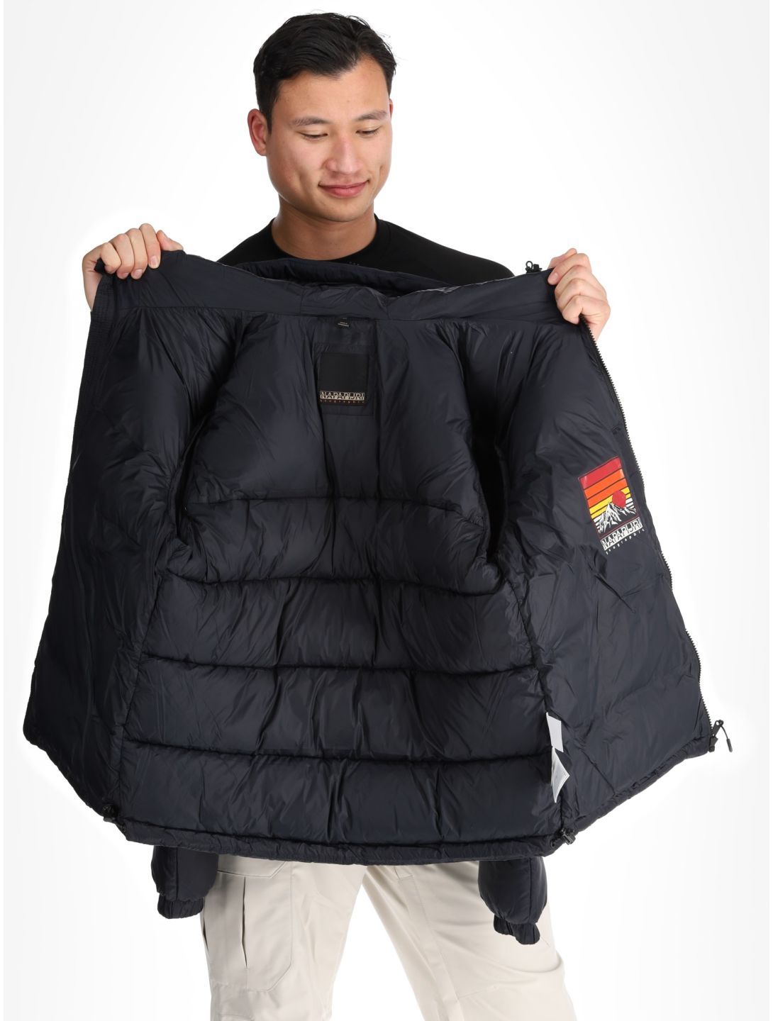 Napapijri, A-Hornelen ski jacket men Black black 