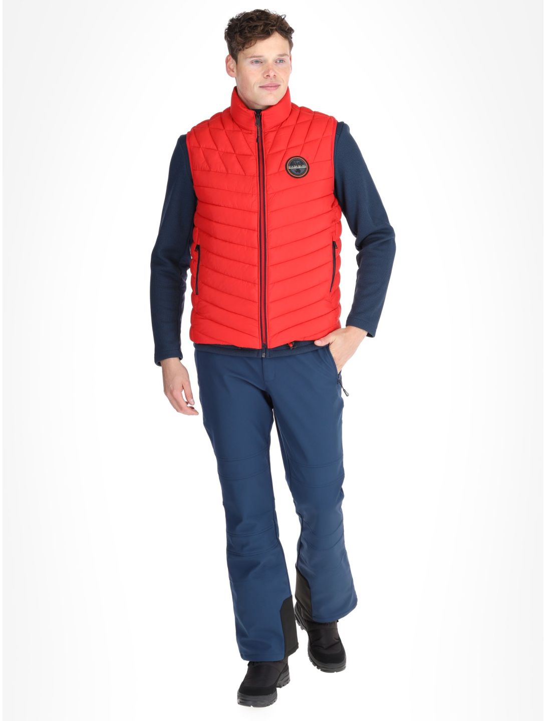 Napapijri, A-Lapaz V body warmer men Red Goji red 