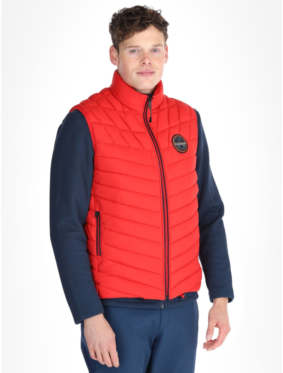 Napapijri, A-Lapaz V body warmer men Red Goji red 