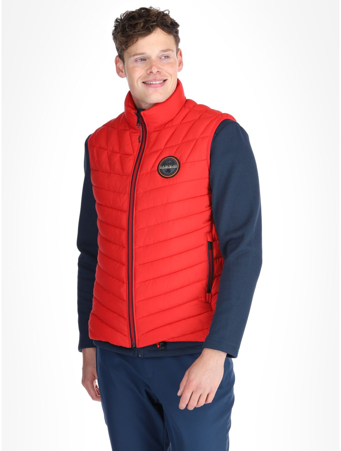 Napapijri, A-Lapaz V body warmer men Red Goji red 