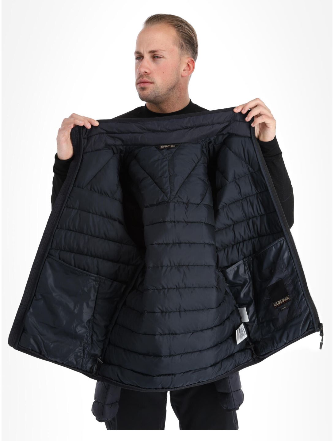 Napapijri, Aerons S 3 down jacket men Black 041 black 