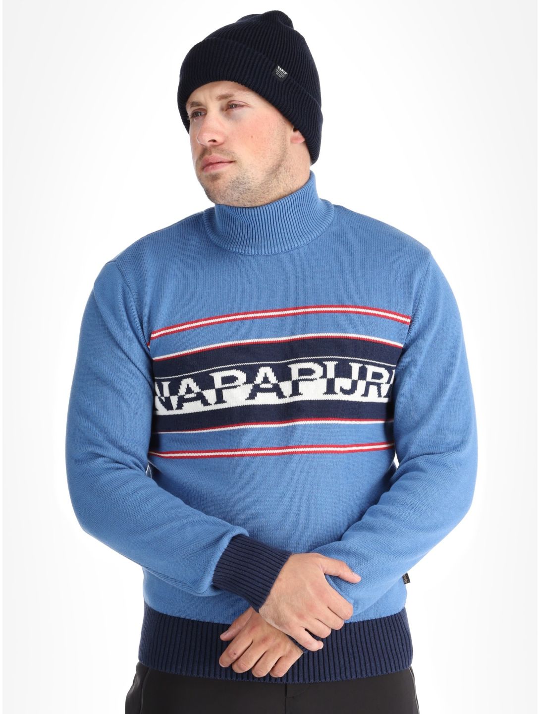 Napapijri, D-Sardona sweater men Blue Sapphire blue 