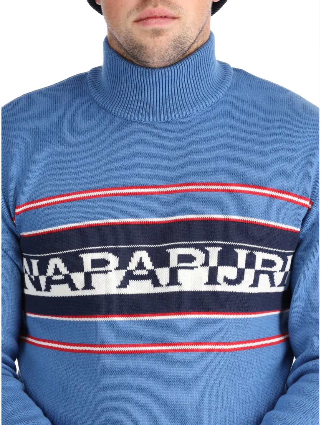 Napapijri, D-Sardona sweater men Blue Sapphire blue 