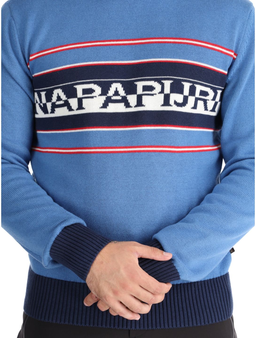 Napapijri, D-Sardona sweater men Blue Sapphire blue 