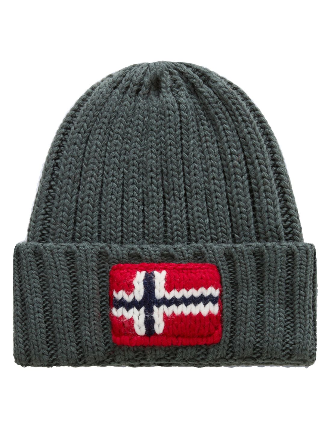 Napapijri, F-Semiury beanie unisex Green Urban green 