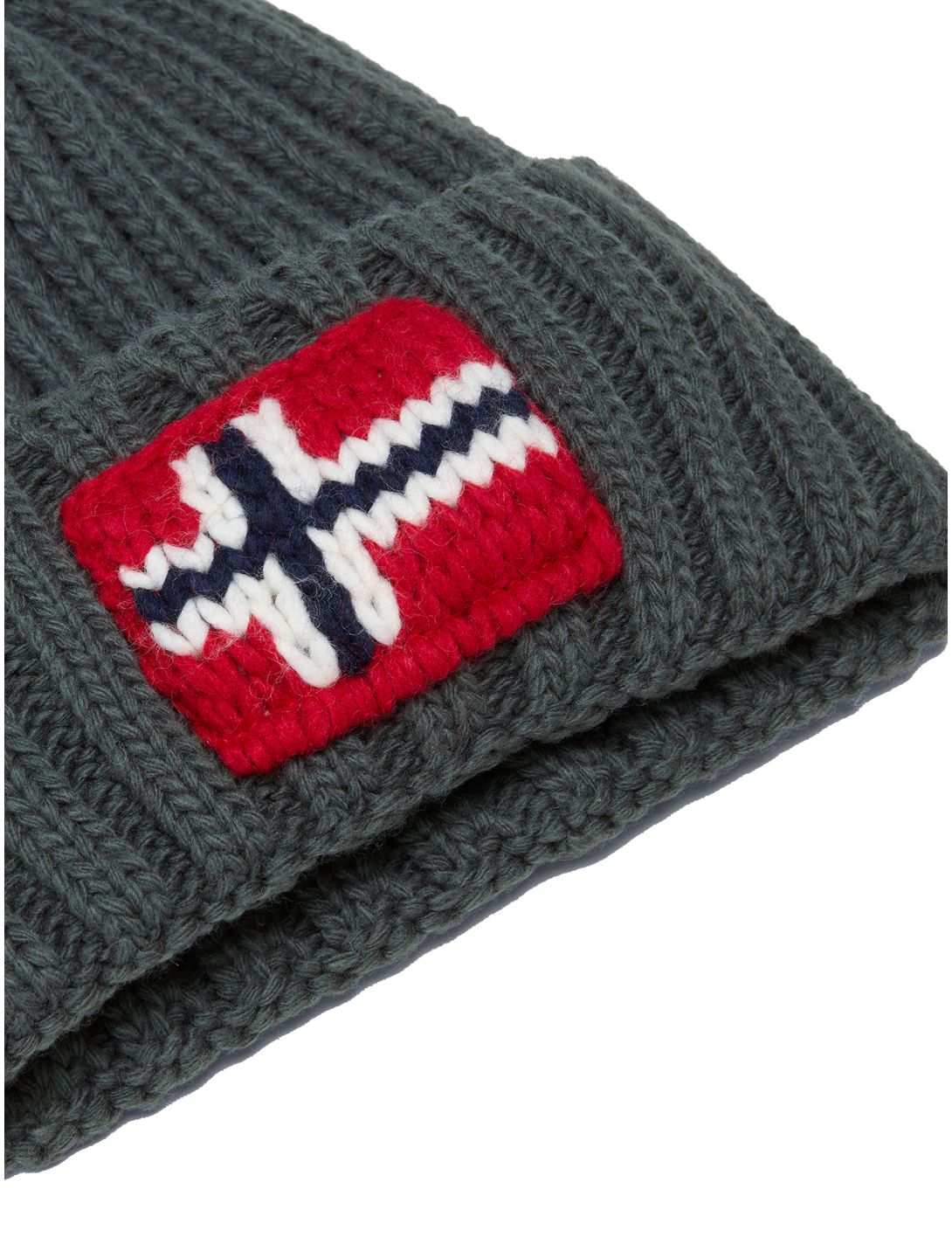 Napapijri, F-Semiury beanie unisex Green Urban green 