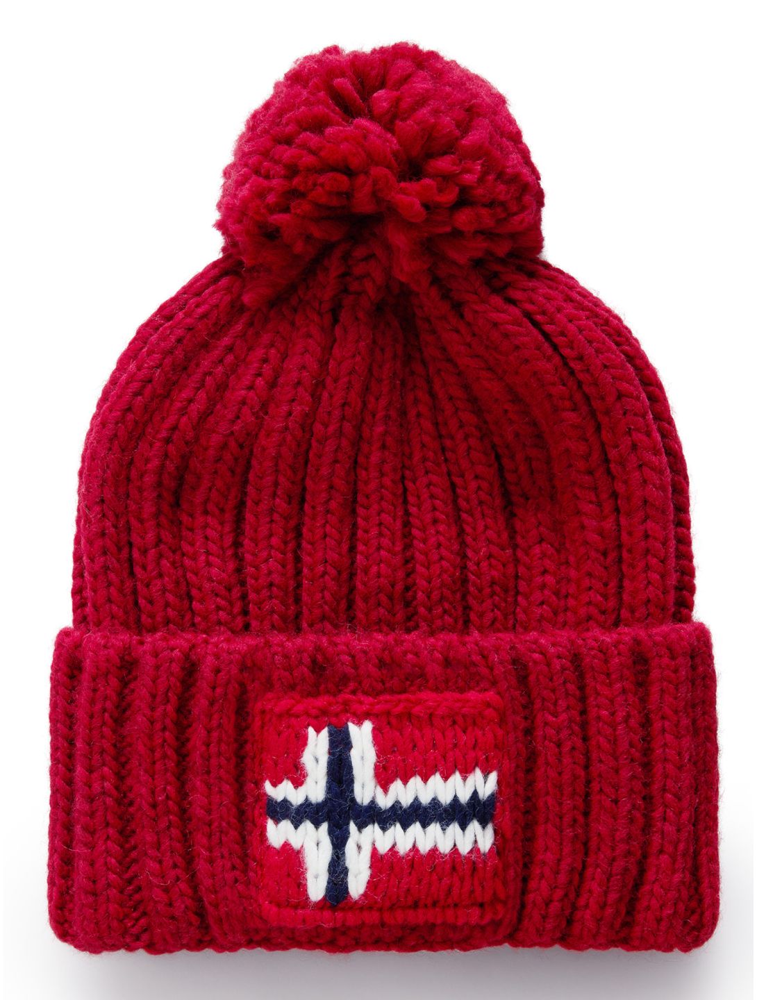 Napapijri, F-Semiury beanie unisex Red Goji red 