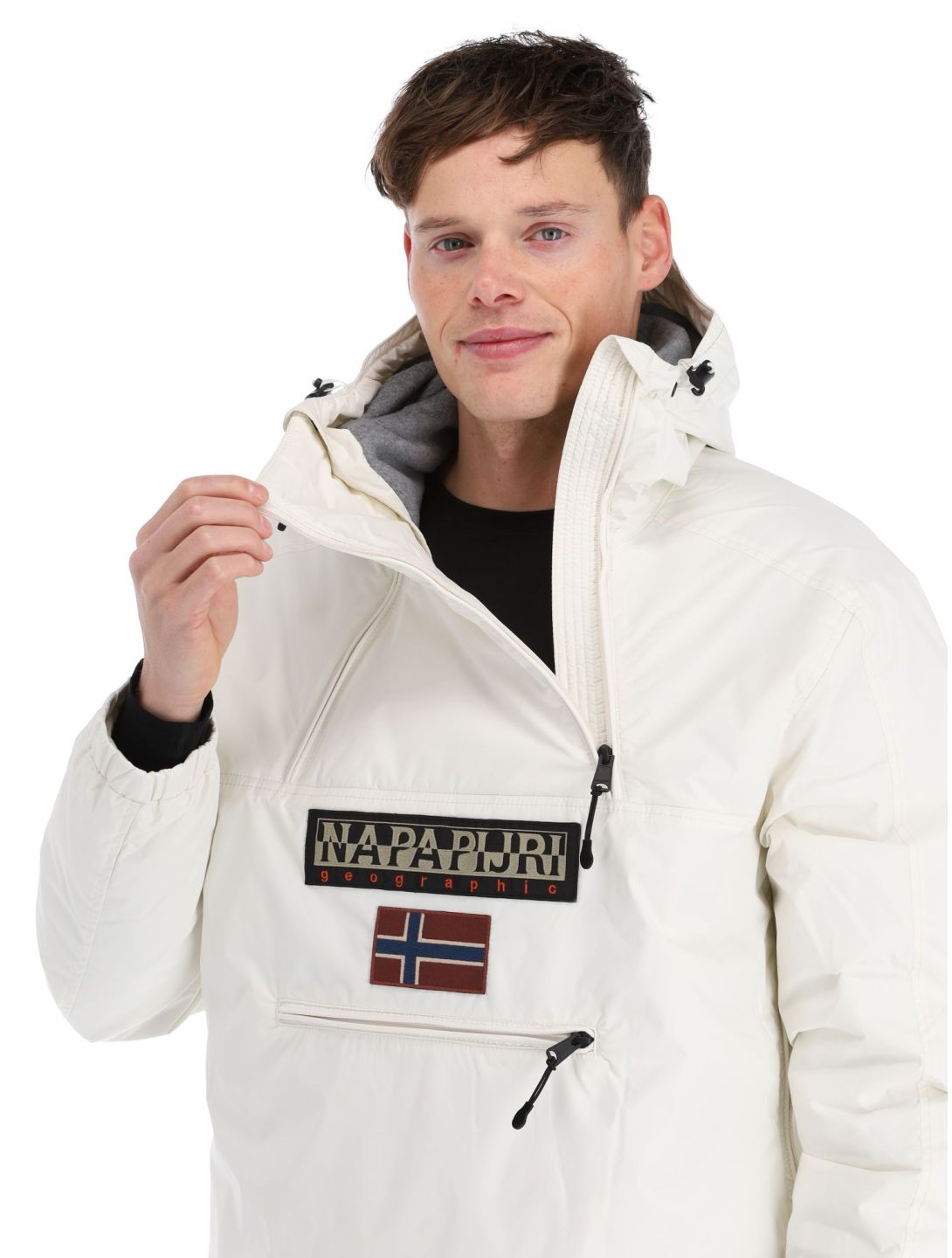 Napapijri, Northfarer 2.0 Wint winter anorak men White Whisper white 