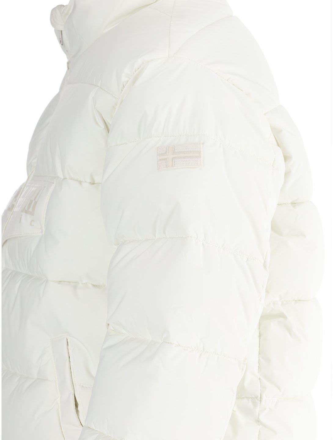 Napapijri, Puffer open W ski jacket women White Heron white 