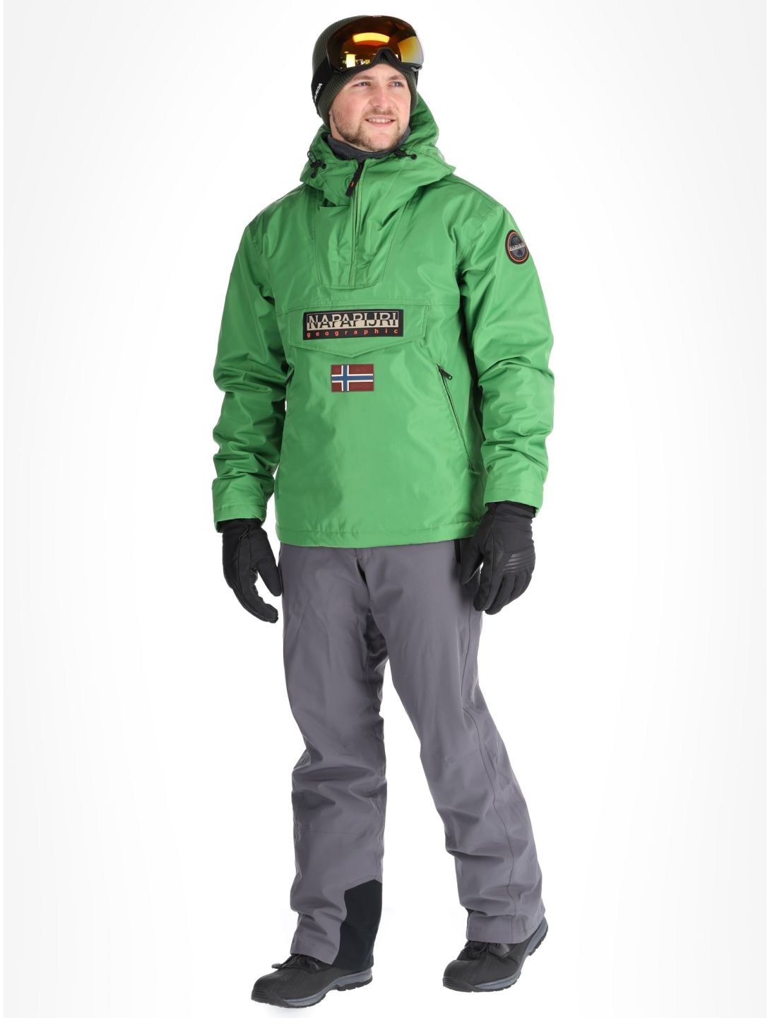 Napapijri Rainforest Next winter anorak men Kelly Green green