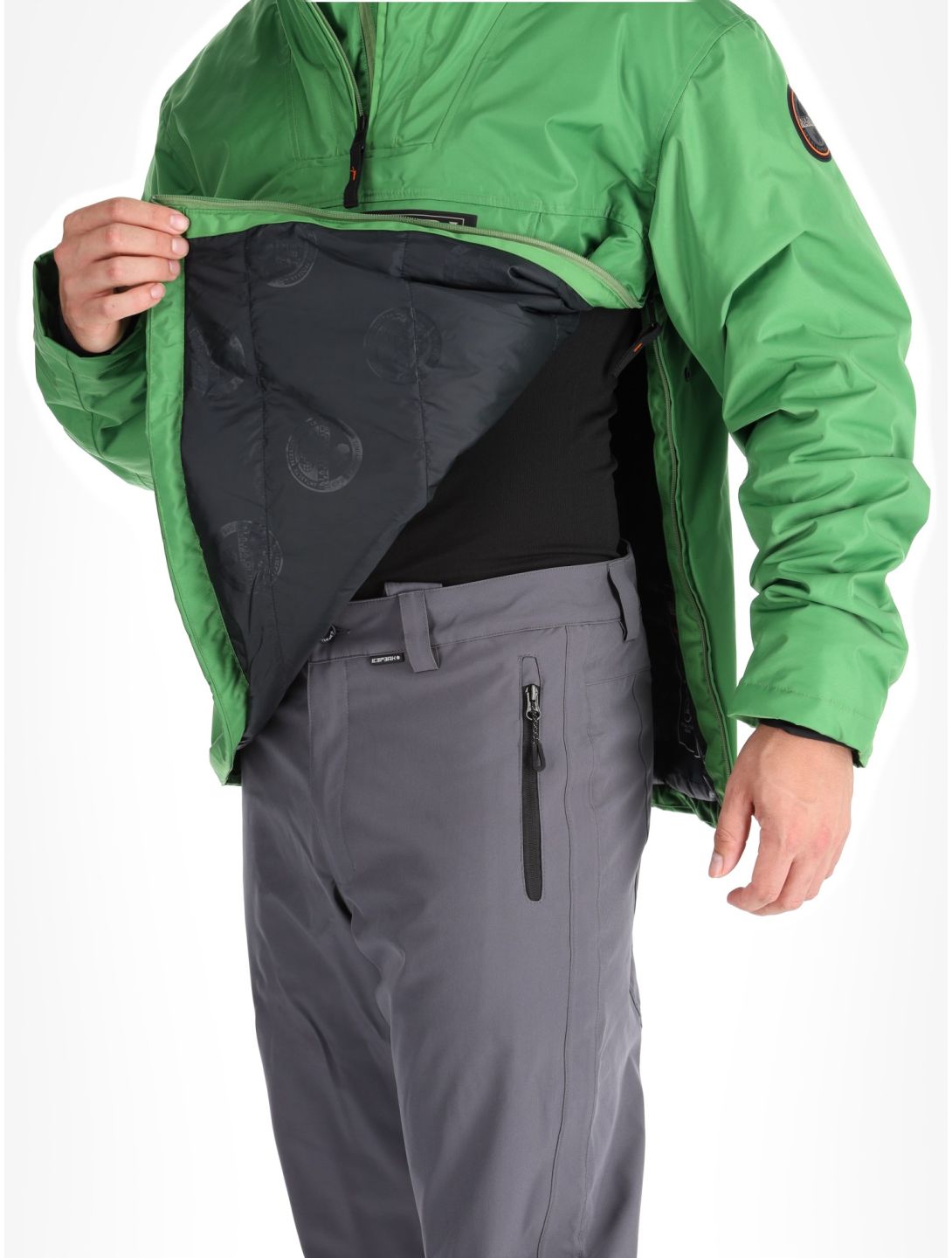 Napapijri, Rainforest Next winter anorak men Kelly Green green 