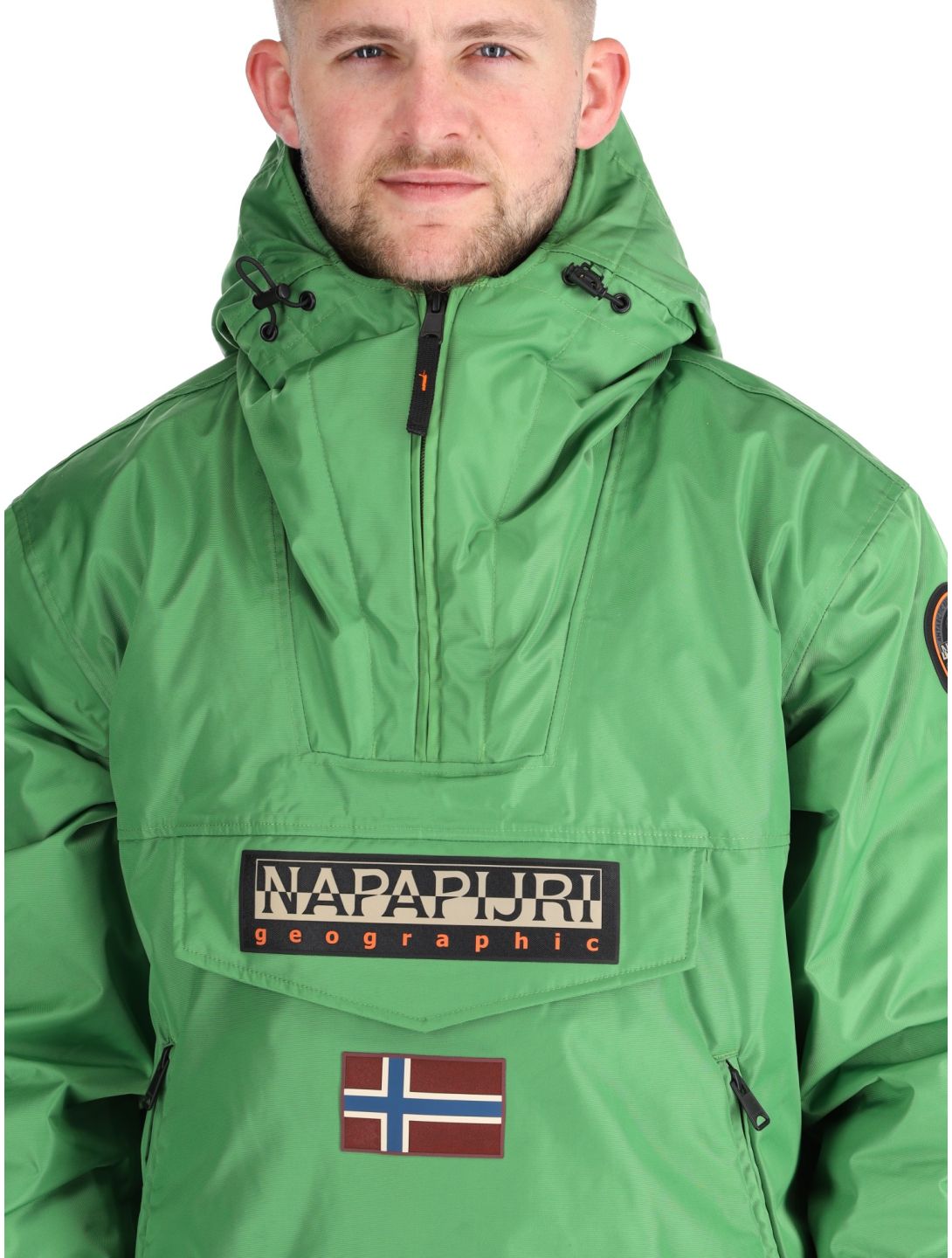 Napapijri, Rainforest Next winter anorak men Kelly Green green 