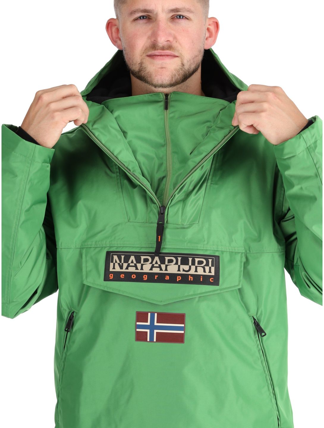 Napapijri, Rainforest Next winter anorak men Kelly Green green 