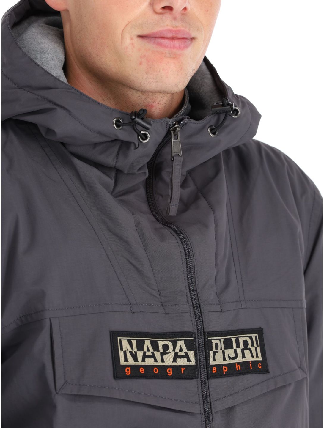 Napapijri, Rainforest Open Winter ski jacket men Dark Grey Solid grey 