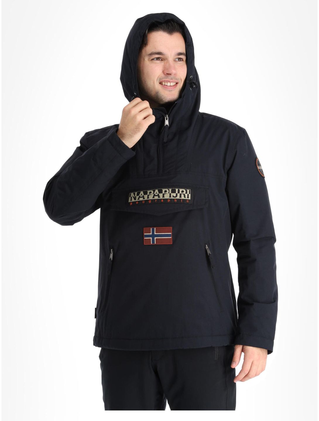 Napapijri, Rainforest Pocket 2 winter anorak men Black 041 black 